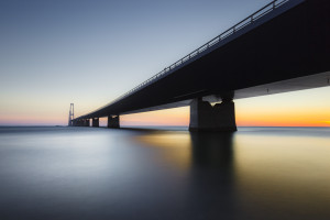 The Great Belt Bridge, Denmark